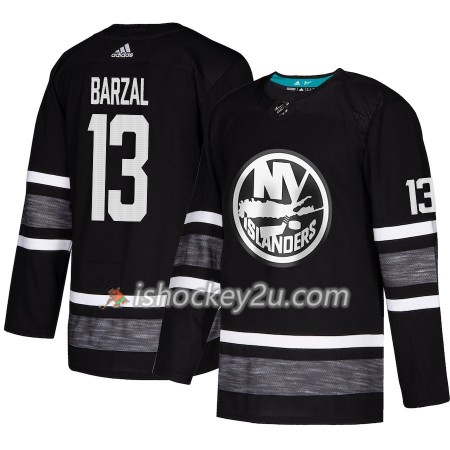 Mænd NHL New York Islanders Trøje Mathew Barzal 13 Sort 2019 All-Star Adidas Authentic